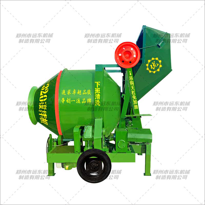 JZC320型全自动翻斗搅拌机(图1) JZC320型全自动翻斗搅拌机(图1)